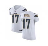 Nike Los Angeles Chargers #17 Philip Rivers White Men Stitched NFL Vapor Untouchable Elite Jersey