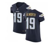 Nike Los Angeles Chargers #19 Lance Alworth Navy Blue Team Color Men Stitched NFL Vapor Untouchable Elite Jersey