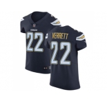 Nike Los Angeles Chargers #22 Jason Verrett Navy Blue Team Color Men Stitched NFL Vapor Untouchable Elite Jersey