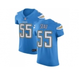 Nike Los Angeles Chargers #55 Junior Seau Electric Blue Alternate Men Stitched NFL Vapor Untouchable Elite Jersey