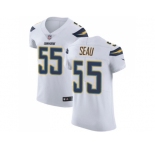 Nike Los Angeles Chargers #55 Junior Seau White Men Stitched NFL Vapor Untouchable Elite Jersey
