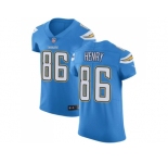 Nike Los Angeles Chargers #86 Hunter Henry Electric Blue Alternate Men Stitched NFL Vapor Untouchable Elite Jersey