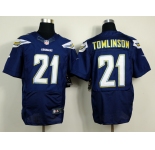 nike nfl jerseys san diego chargers #21 tomlinson dk.blue[nwe Elite]