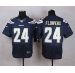 nike nfl jerseys san diego chargers #24 flowers blue[Elite][flowers]