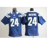 nike nfl jerseys san diego chargers #24 mathews blue[elite]
