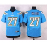 nike nfl jerseys san diego chargers #27 wilson lt.blue[new Elite]