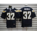 nike nfl jerseys san diego chargers #32 weddle dk.blue[Elite]