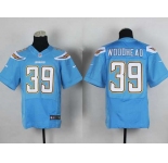 nike nfl jerseys san diego chargers #39 woodhead lt.blue[new Elite]