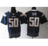 nike nfl jerseys san diego chargers #50 manti teo dk.blue[Elite]