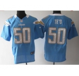 nike nfl jerseys san diego chargers #50 manti teo lt.blue[Elite]