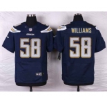 nike nfl jerseys san diego chargers #58 williams blue[new Elite]