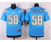 nike nfl jerseys san diego chargers #58 williams lt.blue[new Elite]