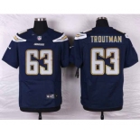 nike nfl jerseys san diego chargers #63 troutman blue[new Elite]
