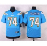 nike nfl jerseys san diego chargers #74 franklin lt.blue[new Elite]