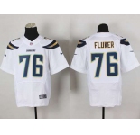 nike nfl jerseys san diego chargers #76 fluker white[new Elite]