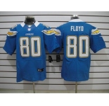 nike nfl jerseys san diego chargers #80 floyd lt.blue[Elite]