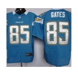 nike nfl jerseys san diego chargers #85 antonio gates lt.blue [Elite Jersey]