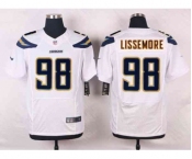 nike nfl jerseys san diego chargers #98 lissemore white[new Elite]