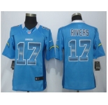 2015 New Nike San Diego Charger #17 Rivers Blue Strobe Jerseys[Limited]