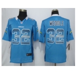 2015 New Nike San Diego Charger #32 Weddle Blue Strobe Jerseys[Limited]
