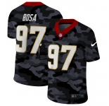 Los Angeles Chargers #97 Joey Bosa Men's Nike 2020 Black CAMO Vapor Untouchable Limited Stitched NFL Jersey