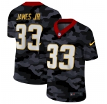 Men New Nike San Diego Chargers #33 James jr 2020 Nike 2ndCamo Salute to Service Limited