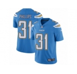 Men Nike Los Angeles Chargers #31 Adrian Phillips Electric Blue Alternate Vapor Untouchable Limited Player NFL Jersey