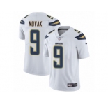 Men Nike Los Angeles Chargers #9 Nick Novak White Vapor Untouchable Limited Player NFL Jersey
