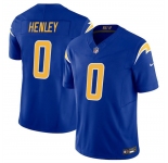 Men's Los Angeles Chargers #0 Daiyan Henley Royal 2025 F.U.S.E Vapor Limited Stitched Football Jersey