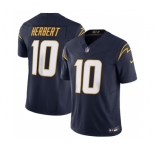 Men's Los Angeles Chargers #10 Justin Herbert Navy 2023 F.U.S.E. Vapor Untouchable Limited Stitched Jersey