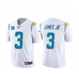 Men's Los Angeles Chargers 2022 #3 Derwin James Jr. White With 2-star C Patch Vapor Untouchable Limited Stitched Jersey