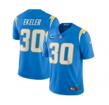 Men's Los Angeles Chargers 2022 #30 Austin Ekeler Blue With 2-star C Patch Vapor Untouchable Limited Stitched NFL Jerse