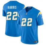 Men's Los Angeles Chargers #22 Najee Harris Blue 2025 F.U.S.E. Vapor Limited Football Stitched Jersey