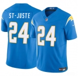 Men's Los Angeles Chargers #24 Benjamin St-Juste Blue 2024 F.U.S.E. Vapor Limited Football Stitched Jersey