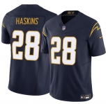 Men's Los Angeles Chargers #28 Hassan Haskins Navy 2024 F.U.S.E Vapor Limited Stitched Football Jersey