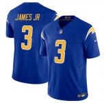 Men's Los Angeles Chargers #3 Derwin James JR Royal 2025 F.U.S.E Vapor Limited Stitched Football Jersey