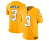 Men's Los Angeles Chargers #3 Derwin James Jr. Gold 2025 F.U.S.E. Alternate Vapor Limited Football Stitched Jersey