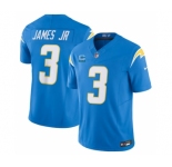 Men's Los Angeles Chargers #3 Derwin James Jr. Light Blue 2023 F.U.S.E. With 3-Star C Patch Vapor Untouchable Limited Football Stitched Jersey