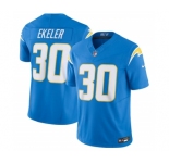 Men's Los Angeles Chargers #30 Austin Ekeler Blue 2023 F.U.S.E. Vapor Untouchable Limited Stitched Jersey