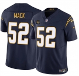 Men's Los Angeles Chargers #52 Khalil Mack Navy 2024 F.U.S.E. With 4-Star C Patch Vapor Untouchable Limited Stitched Jersey