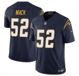 Men's Los Angeles Chargers #52 Khalil Mack Navy 2025 F.U.S.E Vapor Limited Stitched Football Jersey