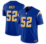 Men's Los Angeles Chargers #52 Khalil Mack Royal 2025 F.U.S.E Vapor Limited Stitched Football Jersey