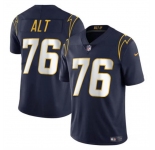 Men's Los Angeles Chargers #76 Joe Alt Navy Vapor Limited Football Stitched Jersey
