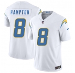 Men's Los Angeles Chargers #8 Omarion Hampton White 2025 F.U.S.E. Vapor Limited Football Stitched Jersey