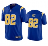 Men's Los Angeles Chargers #82 Brenden Rice Royal 2024 Draft Vapor Limited Football Stitched Jersey
