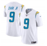 Men's Los Angeles Chargers #9 DJ Chark Jr White 2024 Vapor Limited Football Stitched Jersey