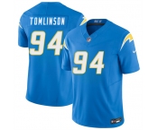 Men's Los Angeles Chargers #94 Dalvin Tomlinson Blue 2026 F.U.S.E. Vapor Limited Football Stitched Jersey