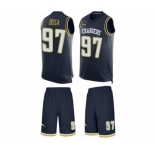 Men's Los Angeles Chargers #97 Joey Bosa Limited Navy Blue Tank Top Suit Football Jersey