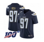 Men's Los Angeles Chargers #97 Joey Bosa Navy Blue Team Color Vapor Untouchable Limited Player 100th Season Football Jersey