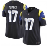 Men's Los Angeles Rams #17 Davante Adams Black 2025 F.U.S.E. “Rivalries” Vapor Limited Stitched Football Jersey